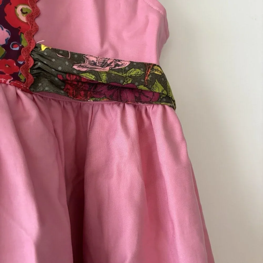 Matilda Jane Paint By Numbers Calypso Dress Girls Pink Red Twirl Size‎ 8 Party